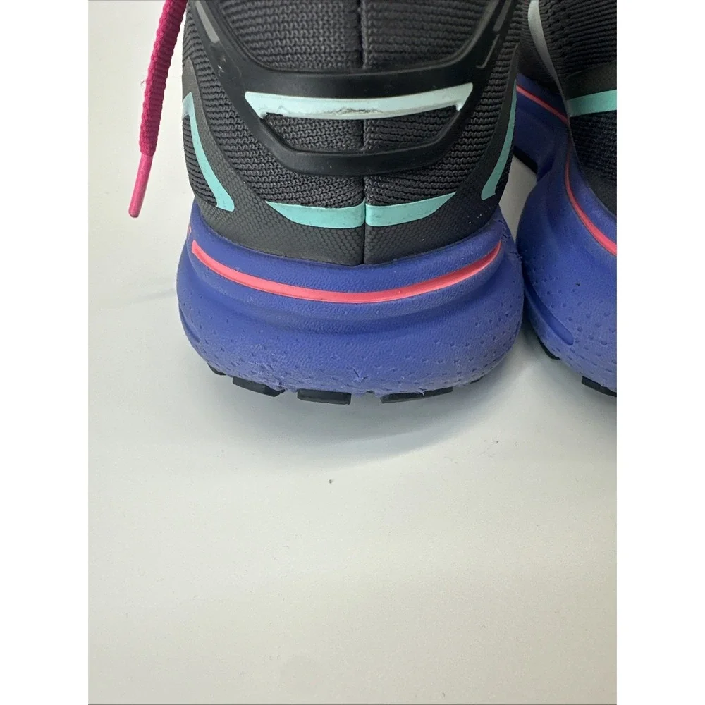 Brooks Ghost 15 Womens Running Shoes Size 8.5 Gary Pink Blue Sneakers 1203801B07 - Picture 6 of 16